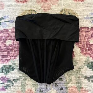 NBD Black Corset Top